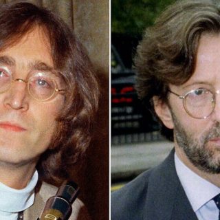 John Lennon Eric Clapton0564